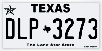 TX license plate DLP3273