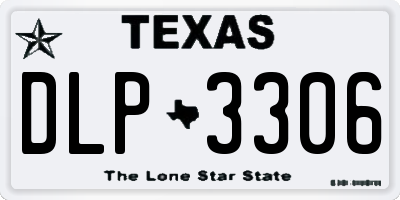 TX license plate DLP3306