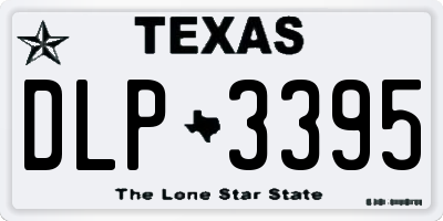 TX license plate DLP3395