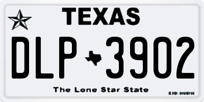 TX license plate DLP3902