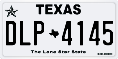TX license plate DLP4145
