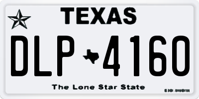 TX license plate DLP4160