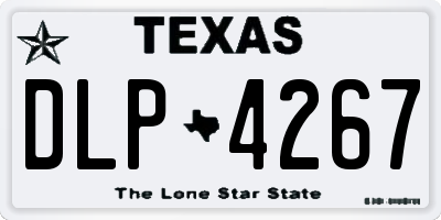 TX license plate DLP4267