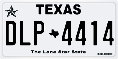 TX license plate DLP4414