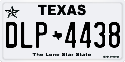 TX license plate DLP4438
