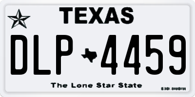 TX license plate DLP4459
