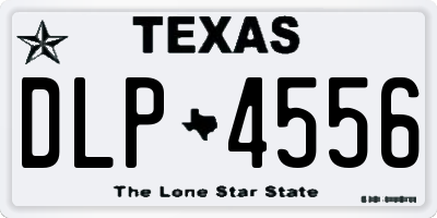 TX license plate DLP4556