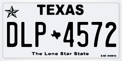 TX license plate DLP4572