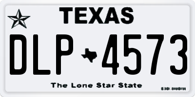 TX license plate DLP4573