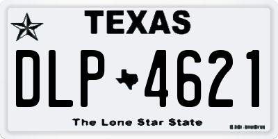 TX license plate DLP4621