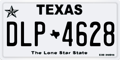 TX license plate DLP4628