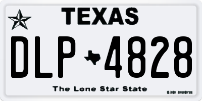 TX license plate DLP4828
