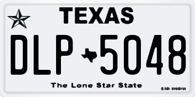 TX license plate DLP5048