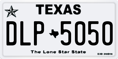 TX license plate DLP5050