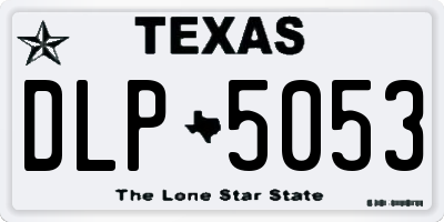 TX license plate DLP5053
