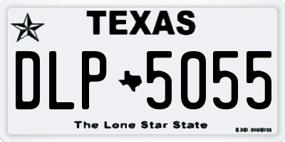 TX license plate DLP5055