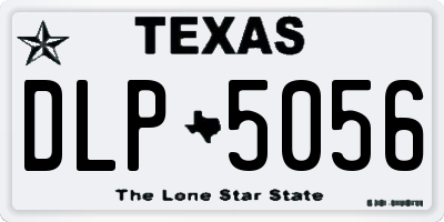 TX license plate DLP5056