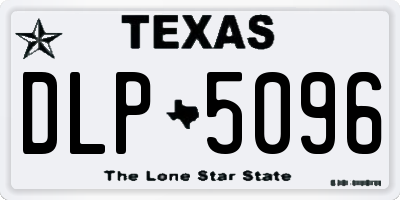 TX license plate DLP5096