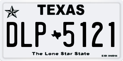 TX license plate DLP5121