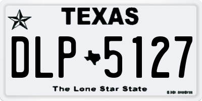 TX license plate DLP5127