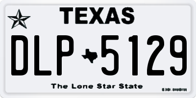 TX license plate DLP5129