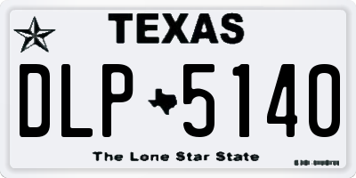 TX license plate DLP5140