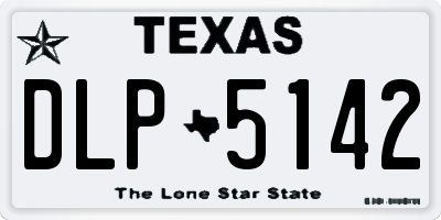 TX license plate DLP5142