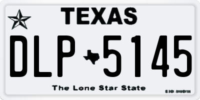 TX license plate DLP5145