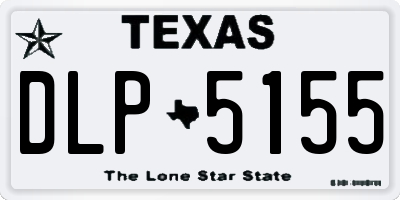 TX license plate DLP5155