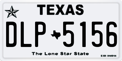TX license plate DLP5156