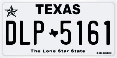 TX license plate DLP5161
