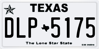 TX license plate DLP5175
