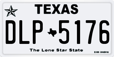 TX license plate DLP5176