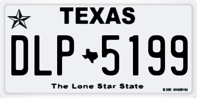 TX license plate DLP5199