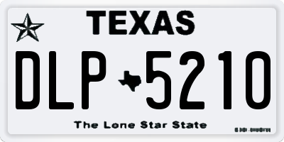 TX license plate DLP5210