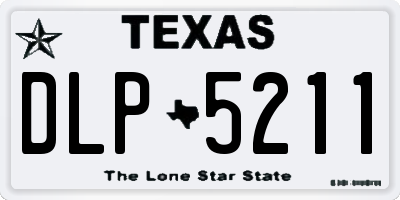 TX license plate DLP5211