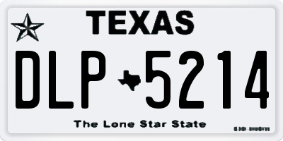 TX license plate DLP5214