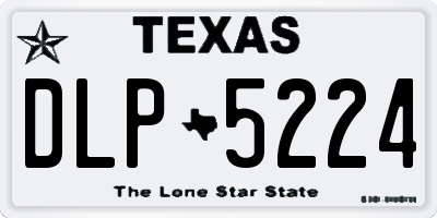 TX license plate DLP5224