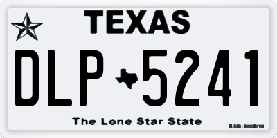 TX license plate DLP5241