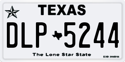 TX license plate DLP5244
