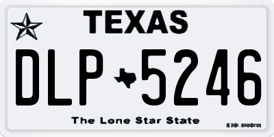 TX license plate DLP5246