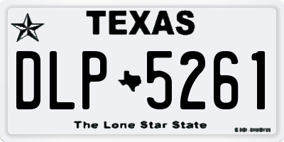 TX license plate DLP5261