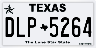 TX license plate DLP5264