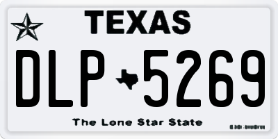 TX license plate DLP5269