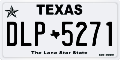 TX license plate DLP5271