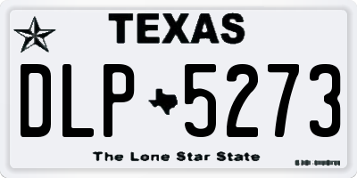 TX license plate DLP5273