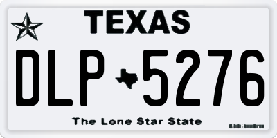 TX license plate DLP5276
