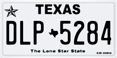 TX license plate DLP5284