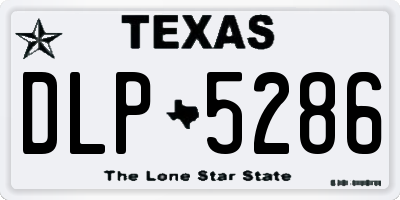 TX license plate DLP5286