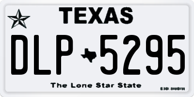 TX license plate DLP5295
